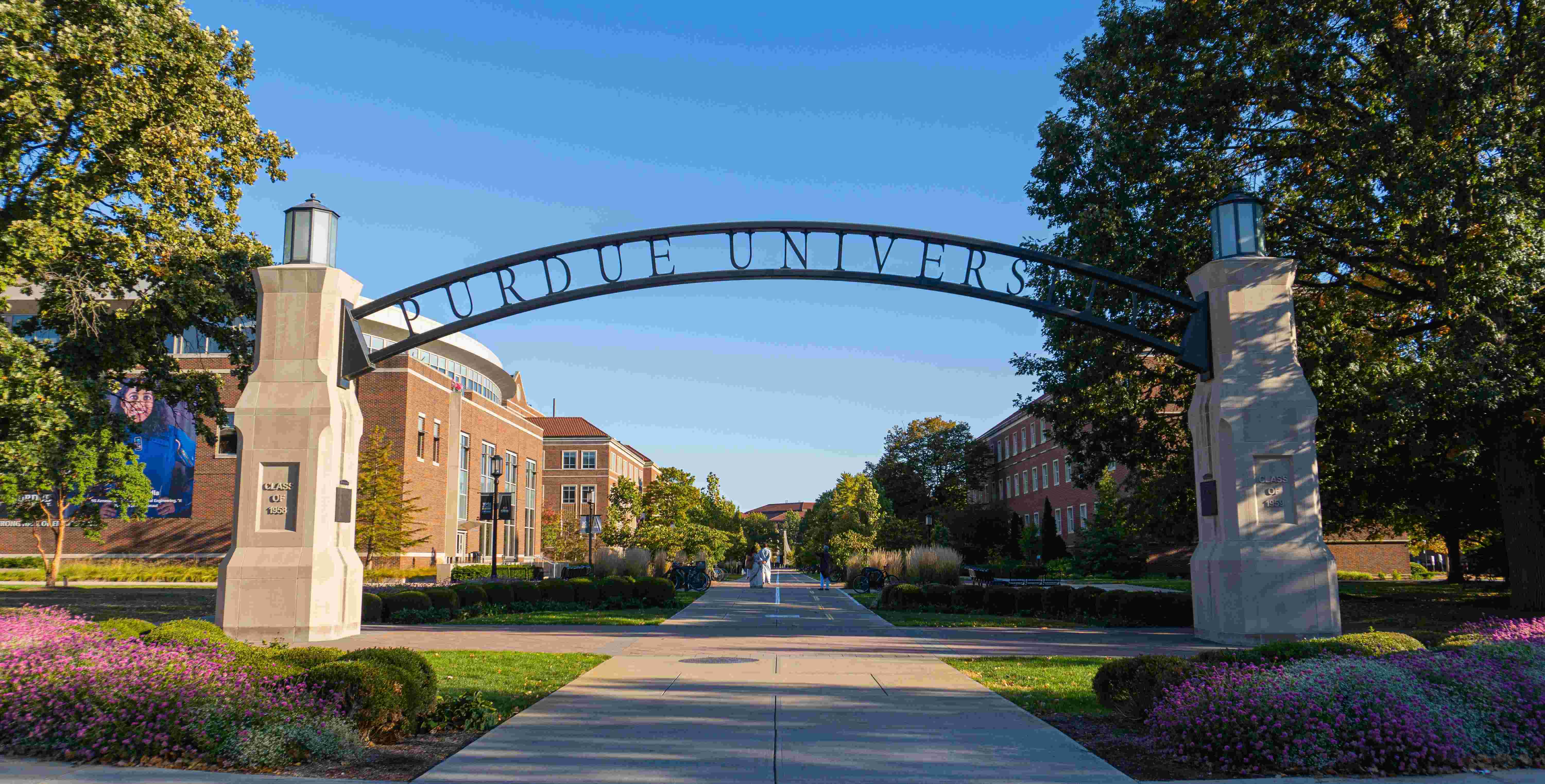 Purdue University sign